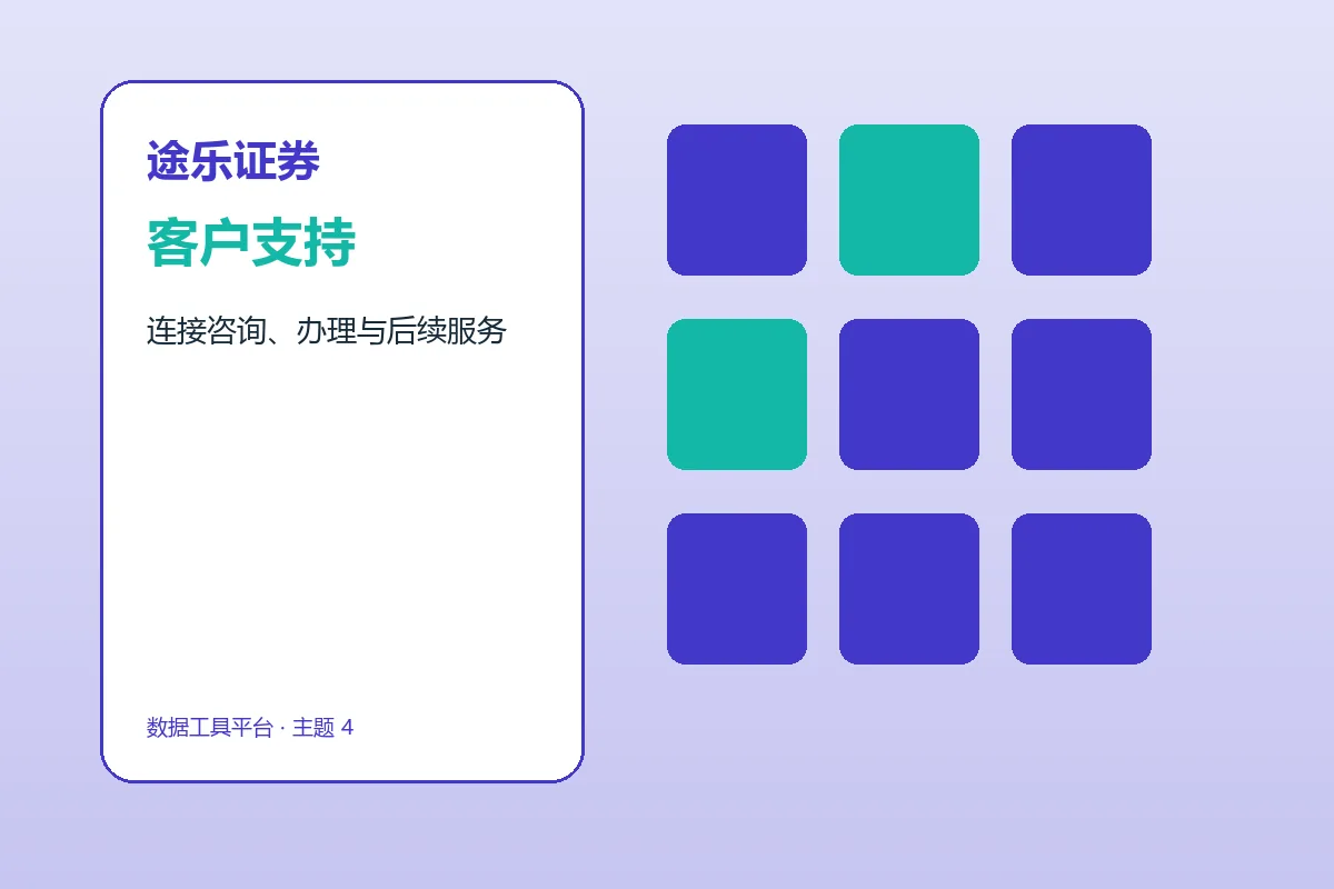 途乐证券客户支持与服务流程示意